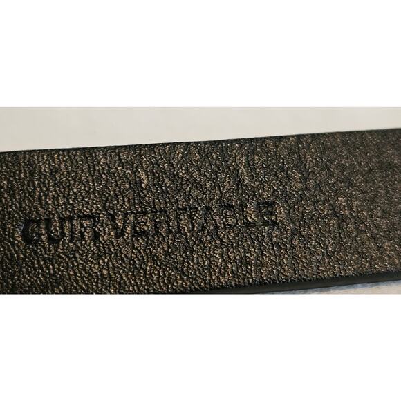 Chanel Black Leather CC Crystals Buckle Belt - Picture 6 of 9